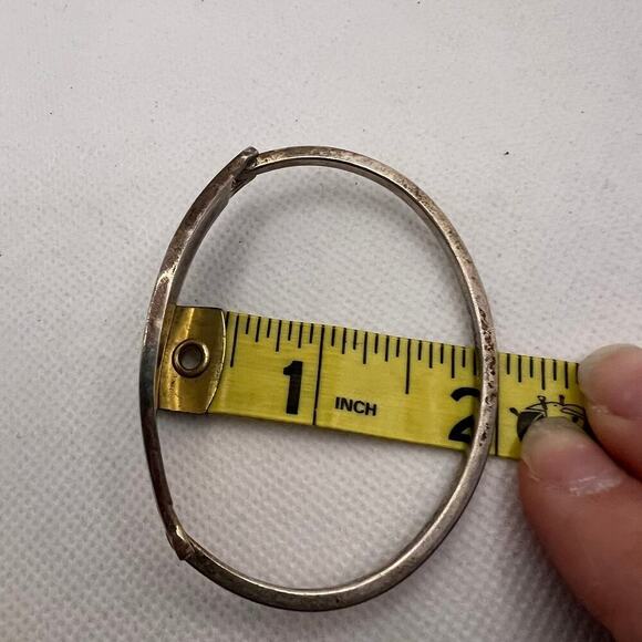 Alpaca Mexico Sterling? Abalone Vintage Bracelet - Picture 6 of 8